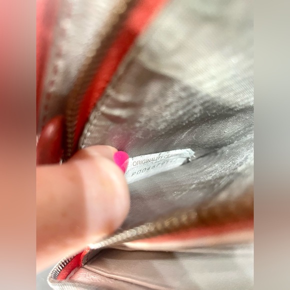 Authentic Bottega Veneta Intrecciato Zip Around Wallet Red - Picture 7 of 9